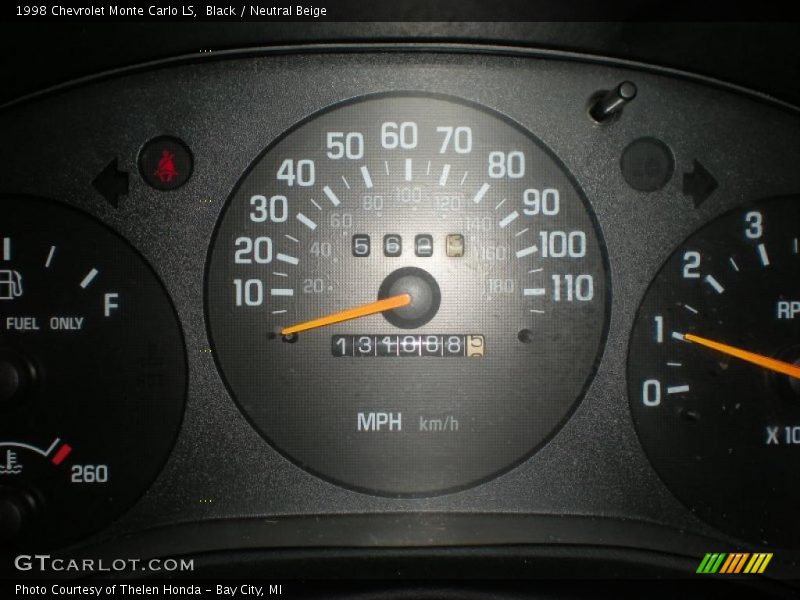 Black / Neutral Beige 1998 Chevrolet Monte Carlo LS