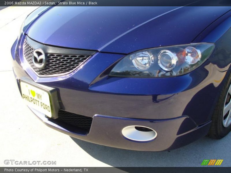 Strato Blue Mica / Black 2006 Mazda MAZDA3 i Sedan