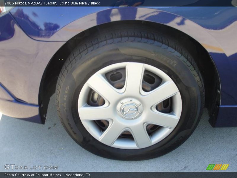 Strato Blue Mica / Black 2006 Mazda MAZDA3 i Sedan