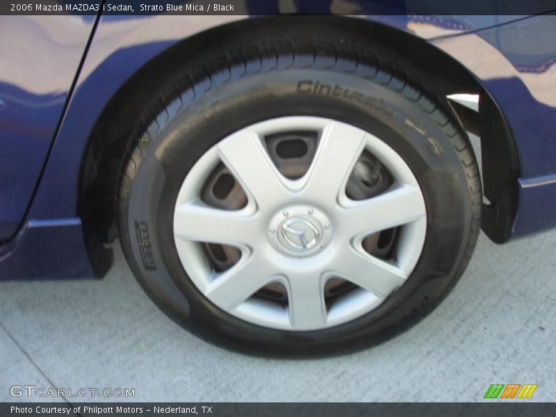 Strato Blue Mica / Black 2006 Mazda MAZDA3 i Sedan