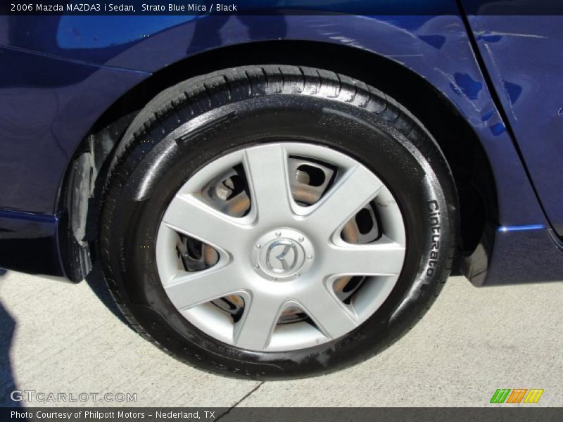 Strato Blue Mica / Black 2006 Mazda MAZDA3 i Sedan