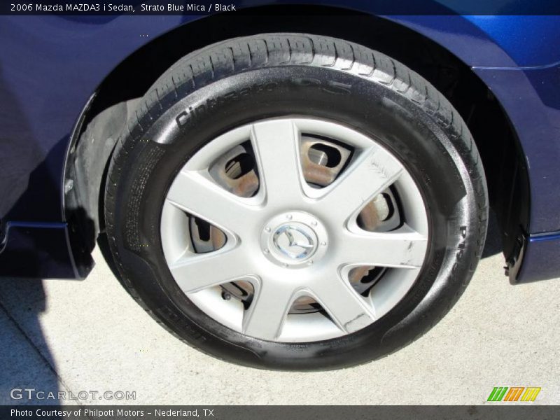 Strato Blue Mica / Black 2006 Mazda MAZDA3 i Sedan