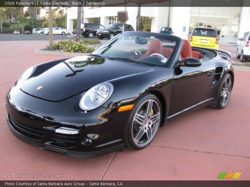 Front 3/4 View of 2008 911 Turbo Cabriolet