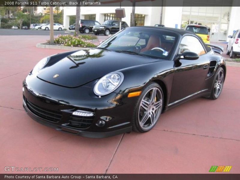 Front 3/4 View of 2008 911 Turbo Cabriolet