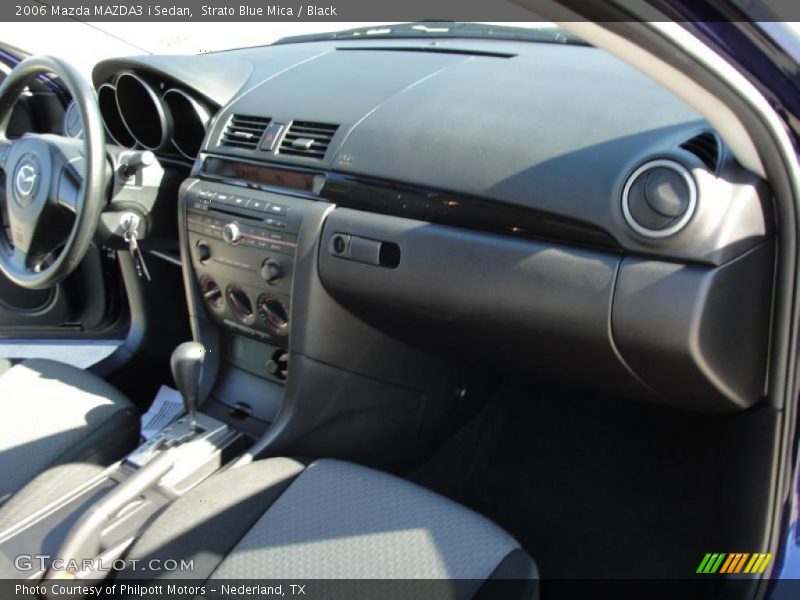 Strato Blue Mica / Black 2006 Mazda MAZDA3 i Sedan