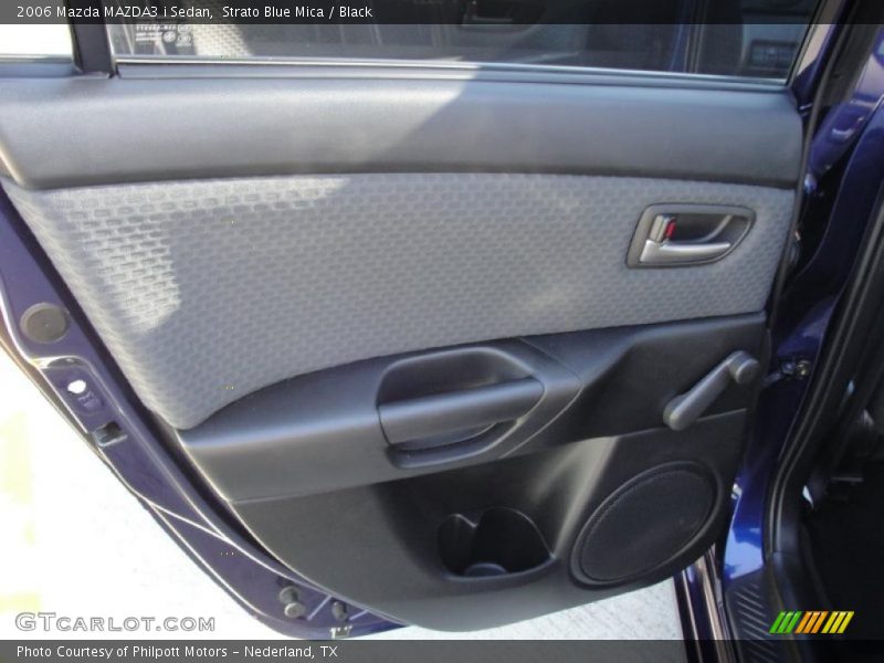 Strato Blue Mica / Black 2006 Mazda MAZDA3 i Sedan