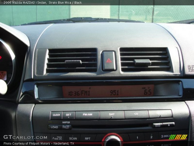 Strato Blue Mica / Black 2006 Mazda MAZDA3 i Sedan