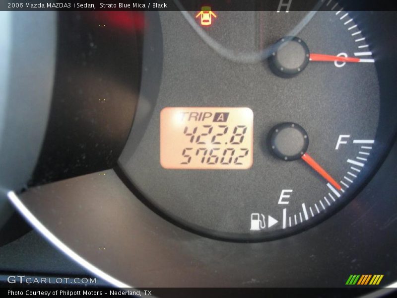 Strato Blue Mica / Black 2006 Mazda MAZDA3 i Sedan