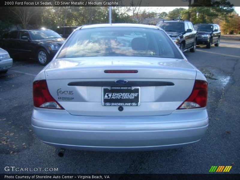 CD Silver Metallic / Medium Graphite 2003 Ford Focus LX Sedan