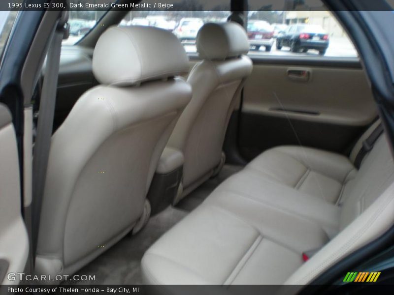 Dark Emerald Green Metallic / Beige 1995 Lexus ES 300