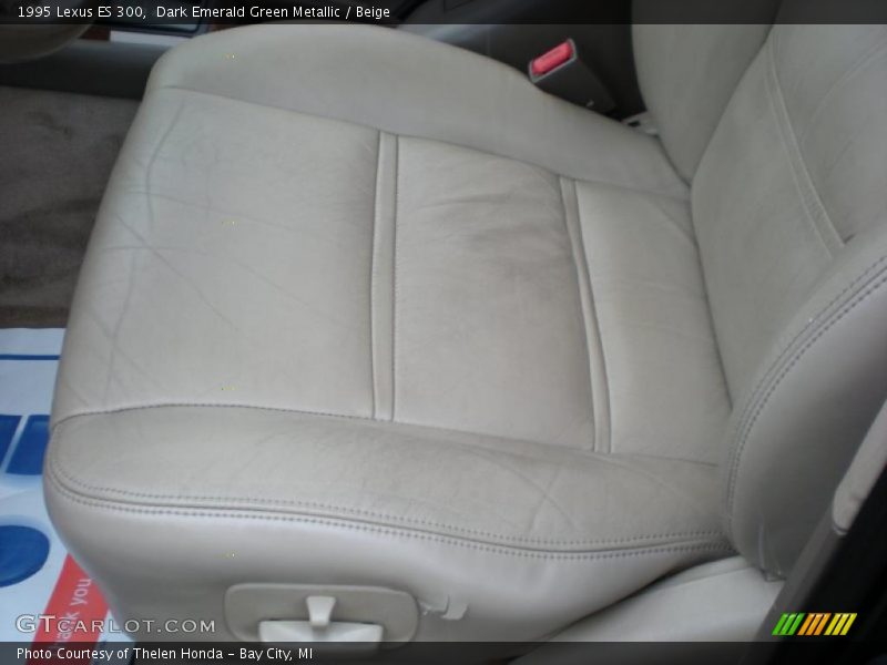 Dark Emerald Green Metallic / Beige 1995 Lexus ES 300