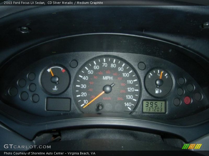  2003 Focus LX Sedan LX Sedan Gauges