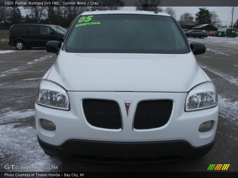 Summit White / Gray 2005 Pontiac Montana SV6 FWD