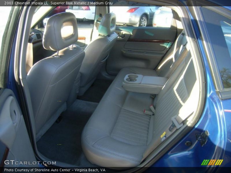 Superior Blue Metallic / Medium Gray 2003 Chevrolet Impala LS