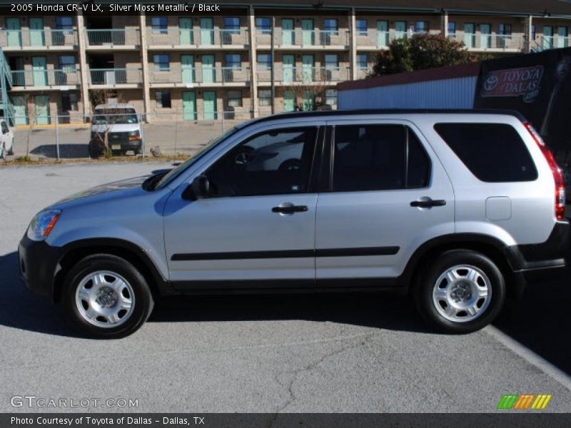 Silver Moss Metallic / Black 2005 Honda CR-V LX