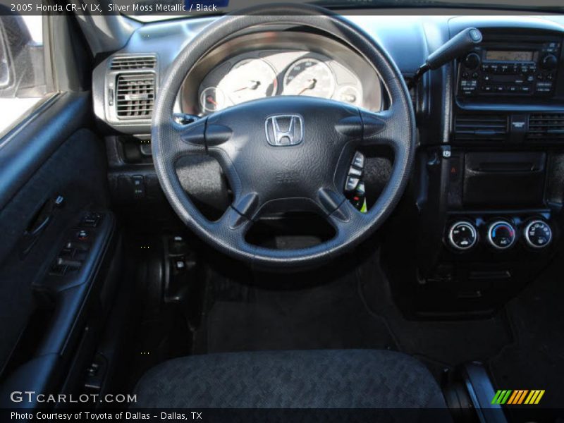 Silver Moss Metallic / Black 2005 Honda CR-V LX
