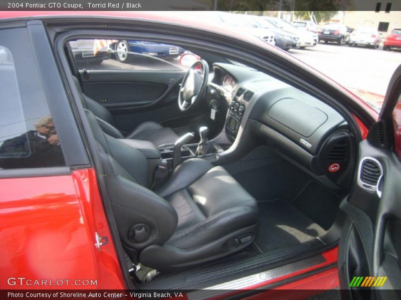  2004 GTO Coupe Black Interior