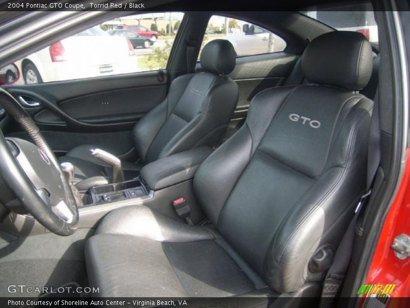  2004 GTO Coupe Black Interior