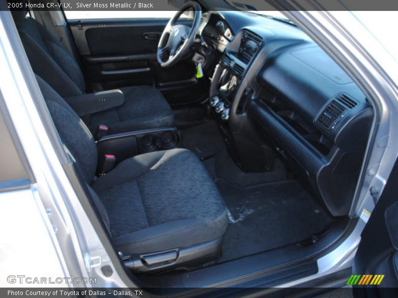 Silver Moss Metallic / Black 2005 Honda CR-V LX