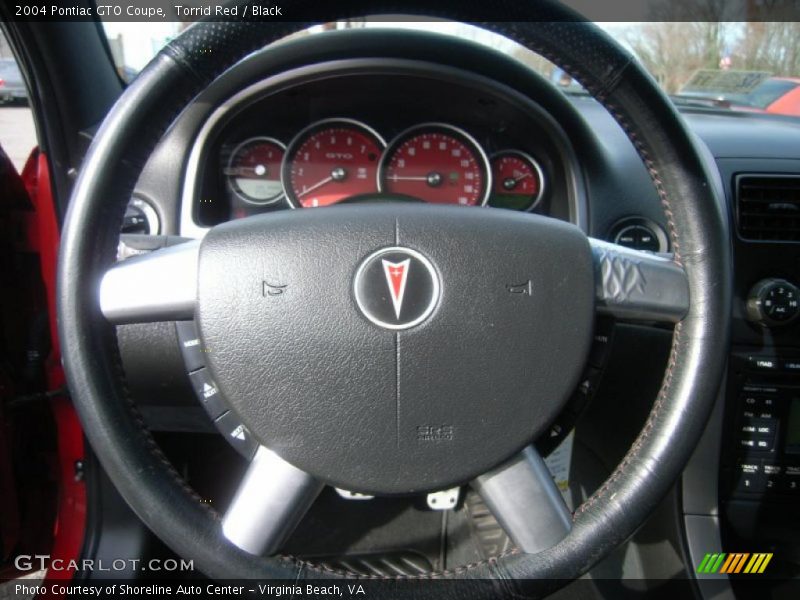 Torrid Red / Black 2004 Pontiac GTO Coupe