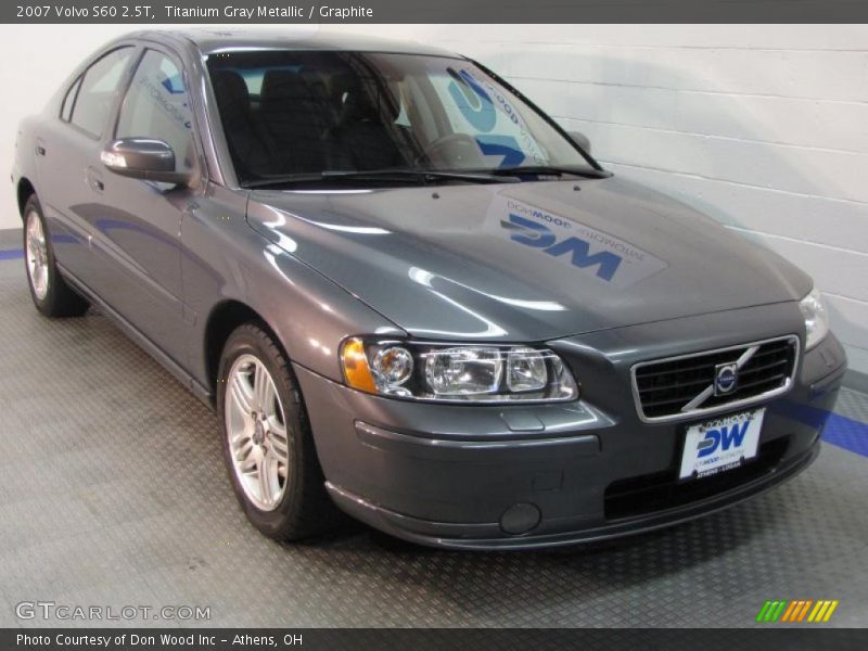Titanium Gray Metallic / Graphite 2007 Volvo S60 2.5T