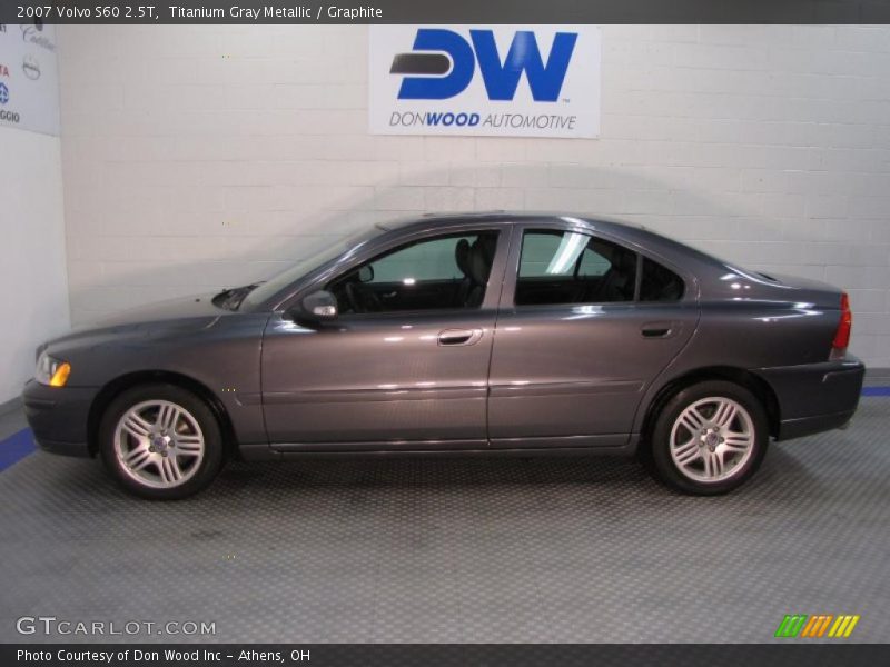 Titanium Gray Metallic / Graphite 2007 Volvo S60 2.5T