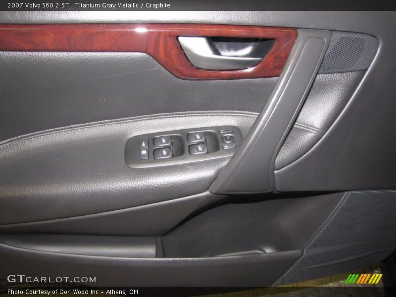 Titanium Gray Metallic / Graphite 2007 Volvo S60 2.5T