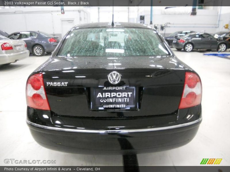 Black / Black 2003 Volkswagen Passat GLS Sedan