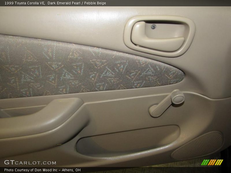 Dark Emerald Pearl / Pebble Beige 1999 Toyota Corolla VE
