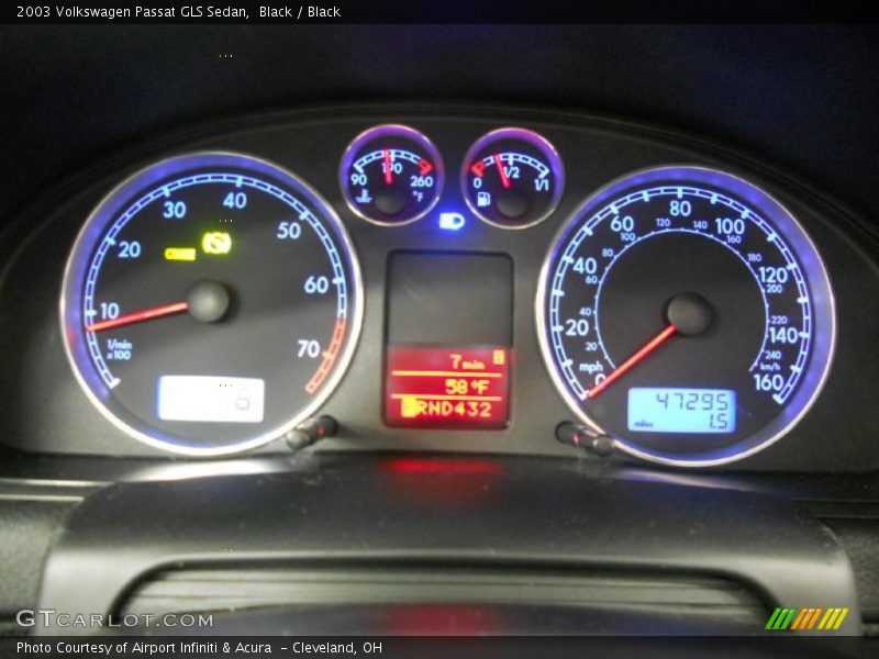 Black / Black 2003 Volkswagen Passat GLS Sedan