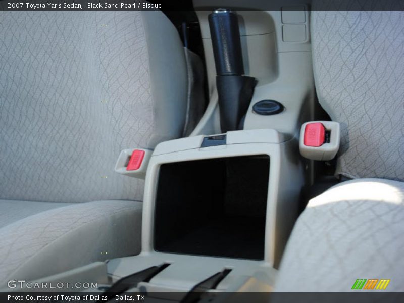 Black Sand Pearl / Bisque 2007 Toyota Yaris Sedan