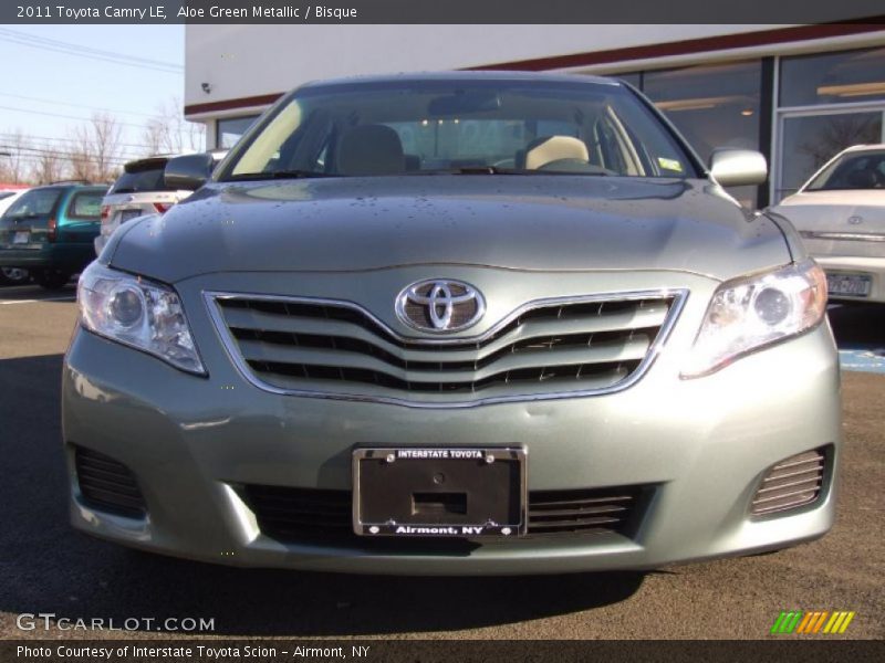 Aloe Green Metallic / Bisque 2011 Toyota Camry LE