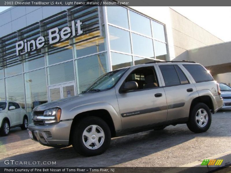 Light Pewter Metallic / Medium Pewter 2003 Chevrolet TrailBlazer LS 4x4