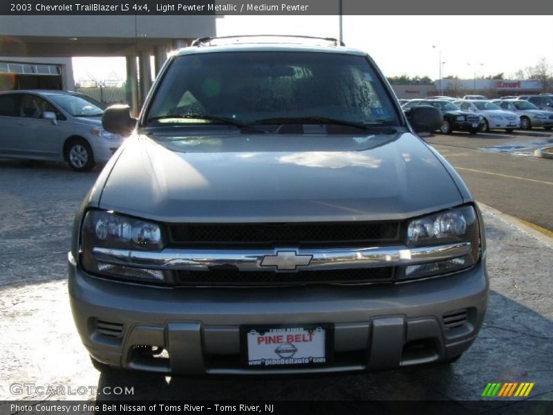 Light Pewter Metallic / Medium Pewter 2003 Chevrolet TrailBlazer LS 4x4