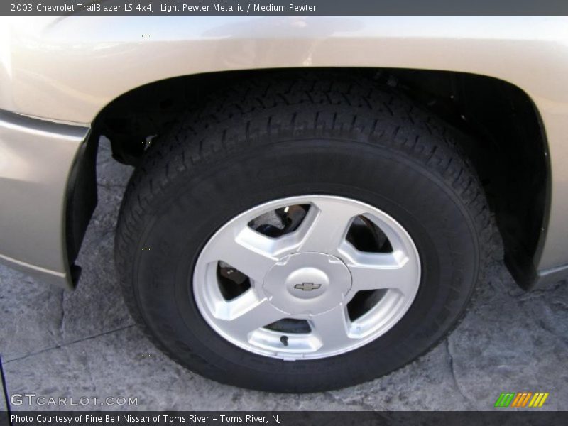 Light Pewter Metallic / Medium Pewter 2003 Chevrolet TrailBlazer LS 4x4
