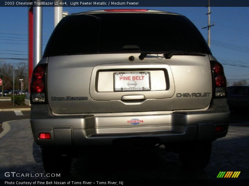 Light Pewter Metallic / Medium Pewter 2003 Chevrolet TrailBlazer LS 4x4