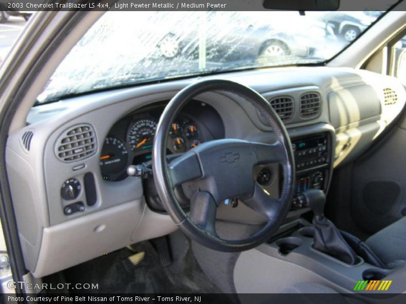 Light Pewter Metallic / Medium Pewter 2003 Chevrolet TrailBlazer LS 4x4
