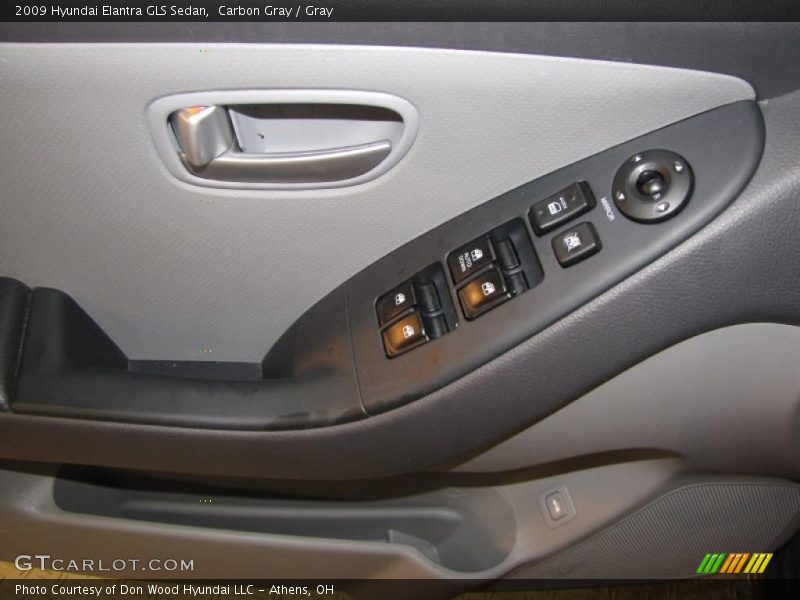 Carbon Gray / Gray 2009 Hyundai Elantra GLS Sedan