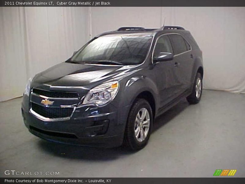 Cyber Gray Metallic / Jet Black 2011 Chevrolet Equinox LT