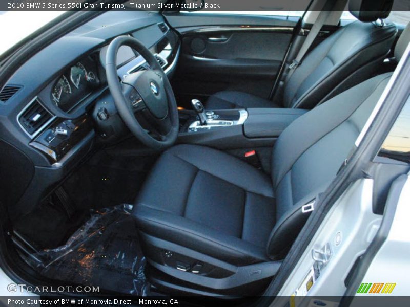  2010 5 Series 550i Gran Turismo Black Interior