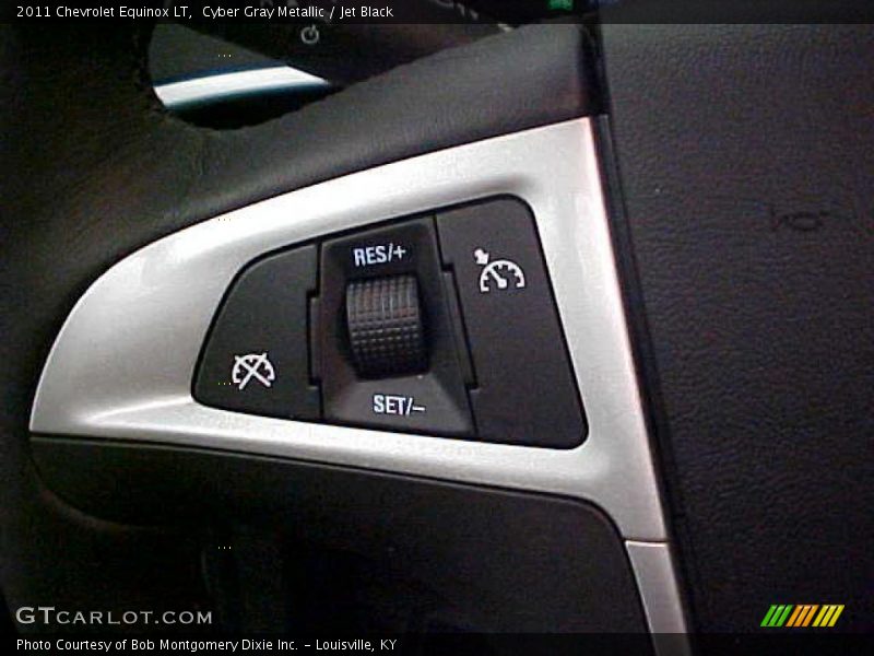 Cyber Gray Metallic / Jet Black 2011 Chevrolet Equinox LT