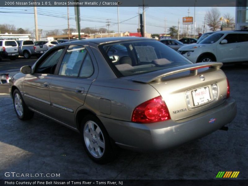 Bronze Shimmer Metallic / Charcoal 2006 Nissan Sentra 1.8 S