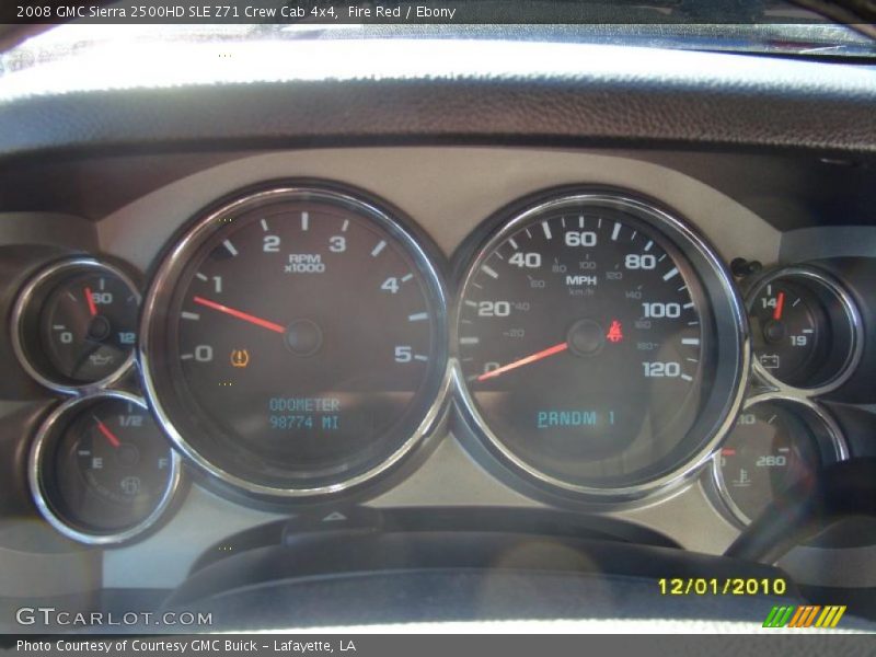 Fire Red / Ebony 2008 GMC Sierra 2500HD SLE Z71 Crew Cab 4x4