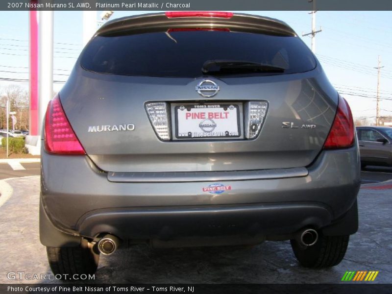 Platinum Pearl Matallic / Charcoal 2007 Nissan Murano SL AWD