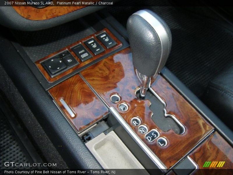 Platinum Pearl Matallic / Charcoal 2007 Nissan Murano SL AWD