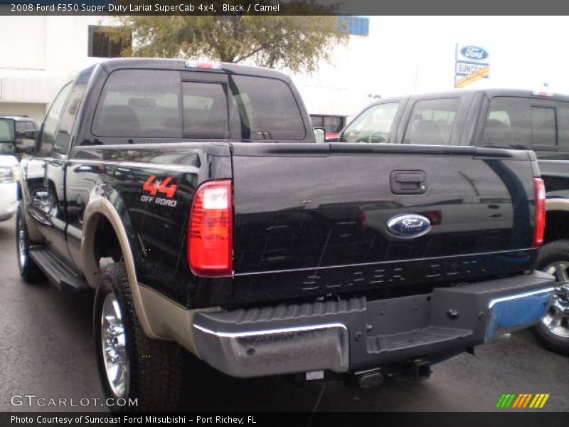 Black / Camel 2008 Ford F350 Super Duty Lariat SuperCab 4x4