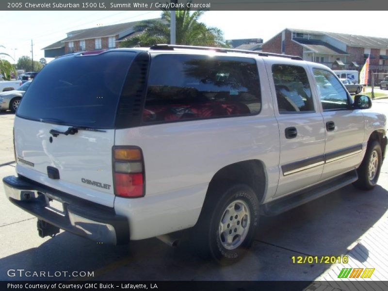 Summit White / Gray/Dark Charcoal 2005 Chevrolet Suburban 1500 LS
