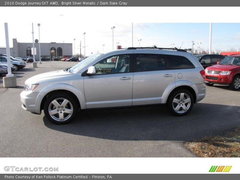 Bright Silver Metallic / Dark Slate Gray 2010 Dodge Journey SXT AWD