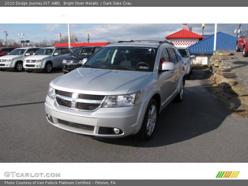 Bright Silver Metallic / Dark Slate Gray 2010 Dodge Journey SXT AWD