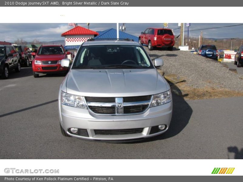 Bright Silver Metallic / Dark Slate Gray 2010 Dodge Journey SXT AWD